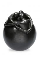 Urn van brons 'Voor altijd verbonden' voor buiten