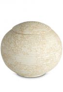 Urn porselein 'Sfera' - Sahara Zand reliëf
