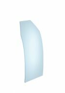 Gebogen glasruitje voor graflantaarns