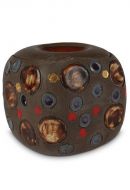 Handgemaakte mini urn van keramiek 'Nibiru'