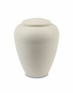 Keramieken urn 'Art for Eternity' wit