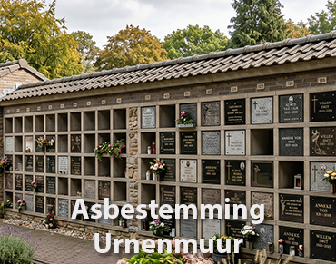Advies over het plaatsen van een urn in een urnenmuur of columbarium